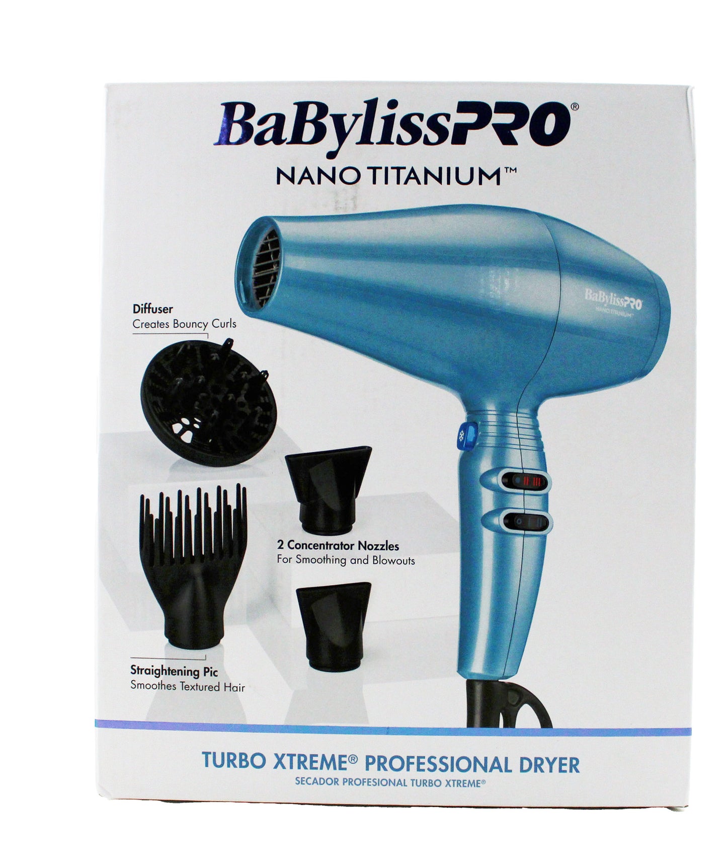 BaBylissPRO - Nano Titanium Turbo Xtreme Professional Dryer