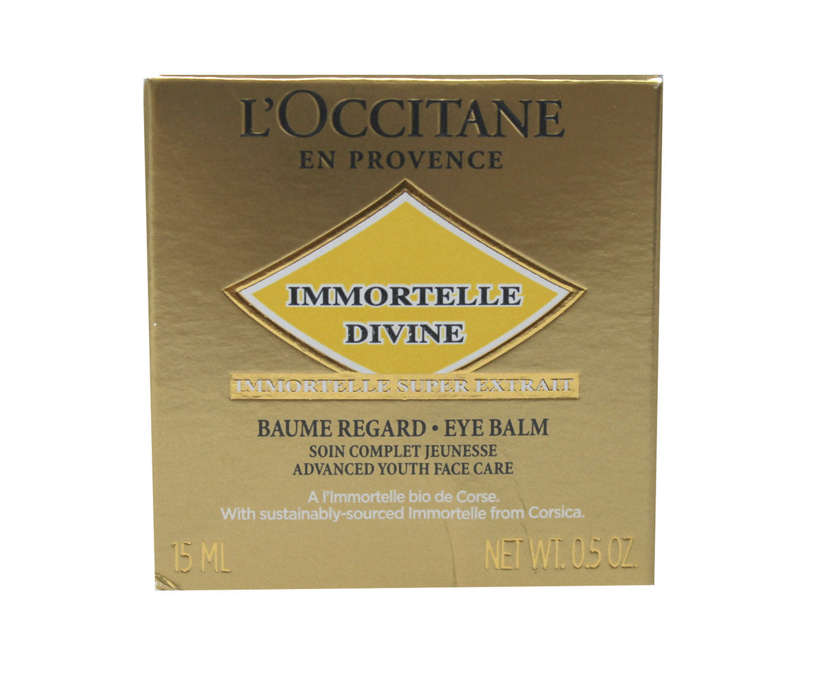 L'Occitane en Provence, Immortelle Divine, Firming, Eye Balm, 15 ml