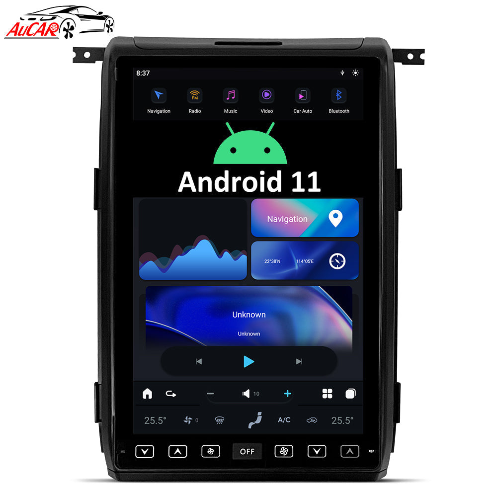 Smart Head Unit Ford F150 2009-2014 Large Screen Head Unit Android 11, 14.4" Inch Screen