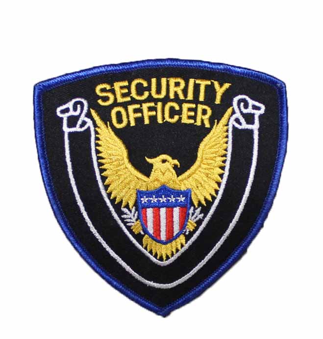 Black/Blue/Yellow Eagle Security Officer Patch by Solar 1