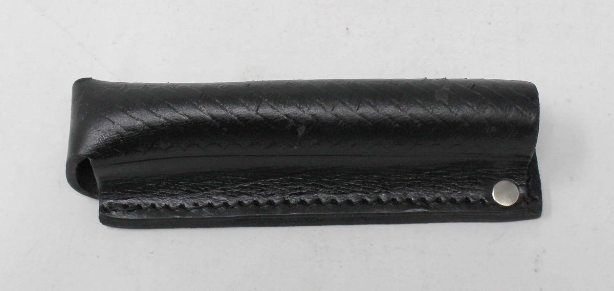 Duty Gear Leather Flashlight Holder Stinger Open Style Basketweave by Solar 1
