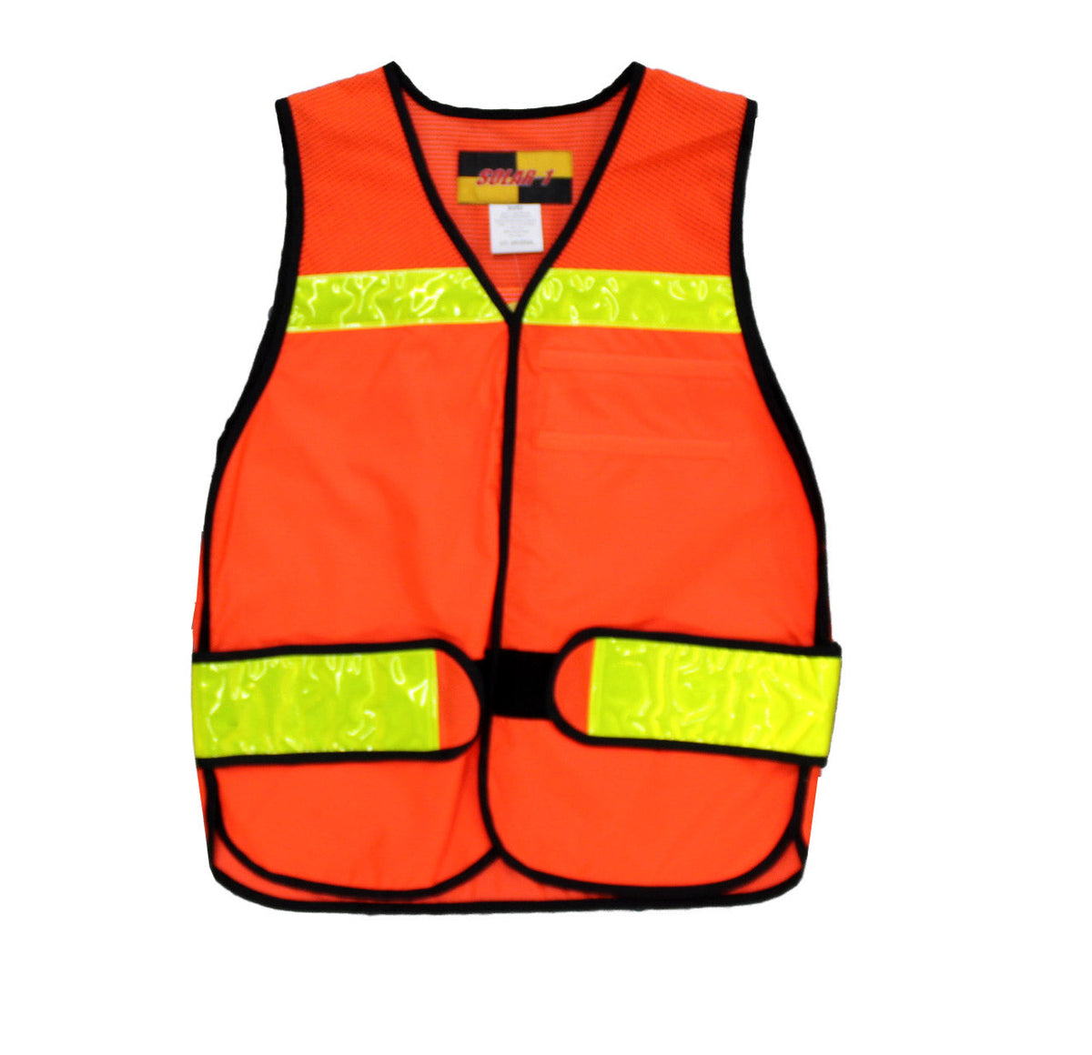 Solar 1 Clothing Orange Reflective Safety Vest