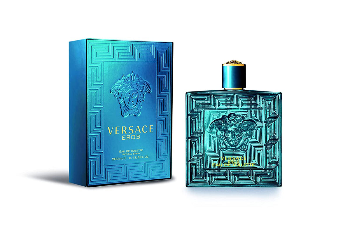 Versace Eros Eau De Toilette For Men 6.7 Ounces