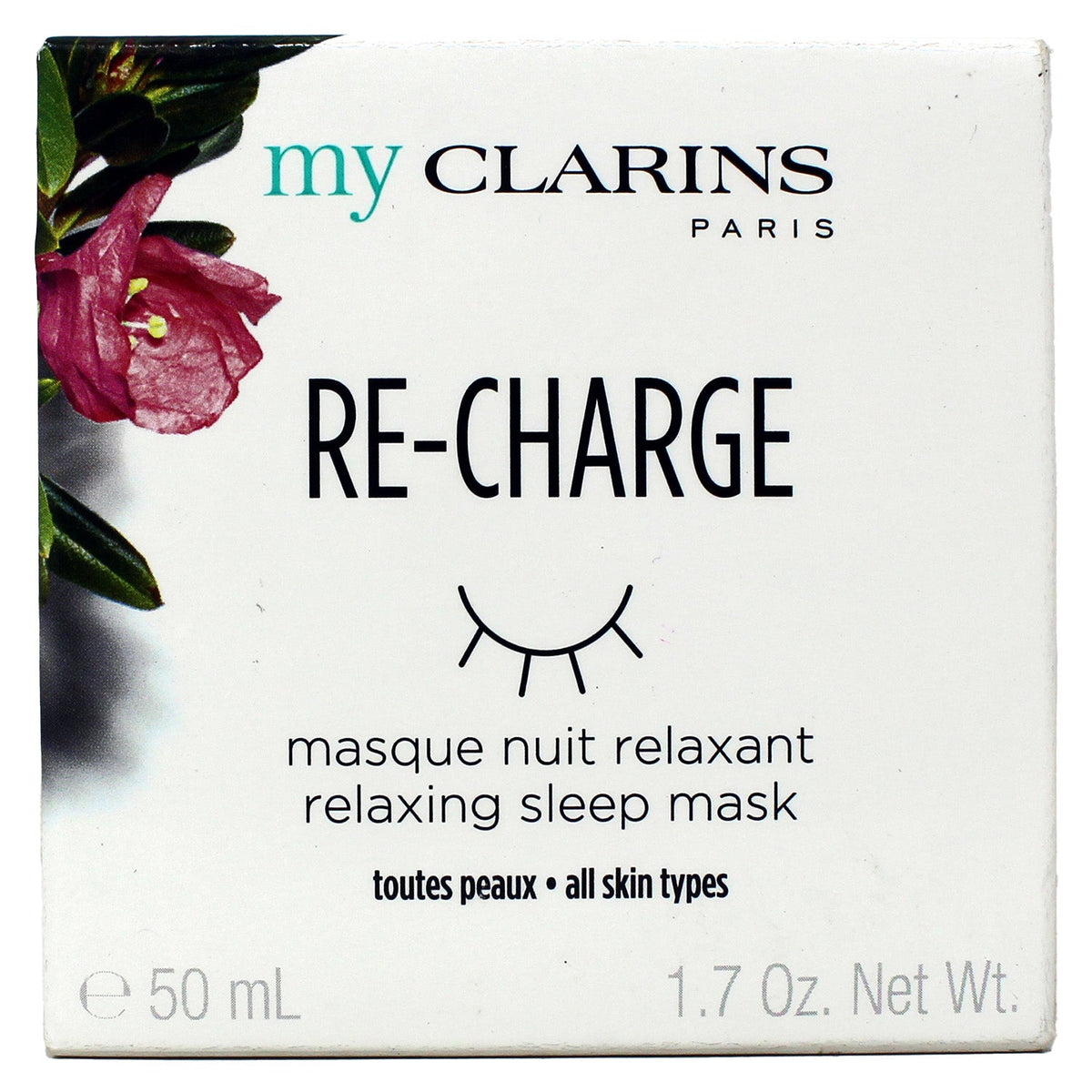 My Clarins Re-Charge Relaxing Sleep Mask For All Skin Types 1.7 Ounces