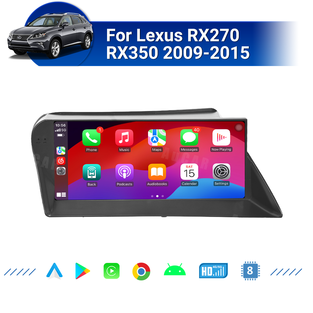 Smart Head Unit For Lexus Rx270 Rx350 2009-2015 10.25 Inch Screen Android 14
