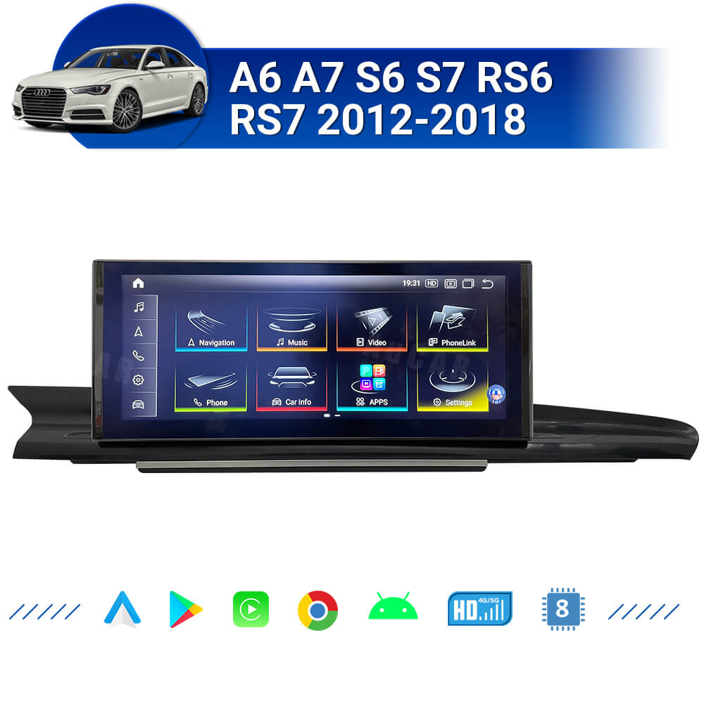 Smart Head Unit For Audi A6L-A7 2012-2018 12.3 Inch Screen Android 11