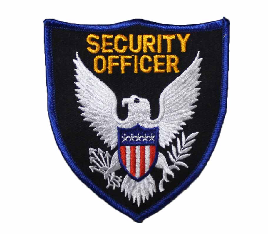 Black/Blue/White Eagle Security Officer Patch by Solar 1