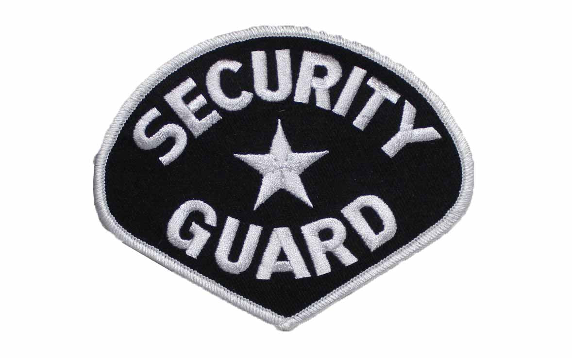 Black/White Security Guard Patch by Solar 1