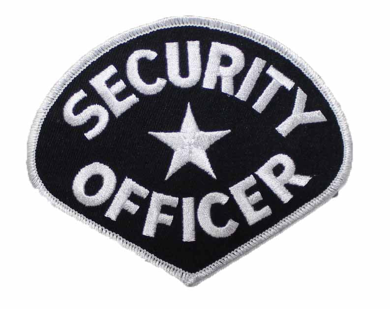 Black/White Security Officer Patch by Solar 1