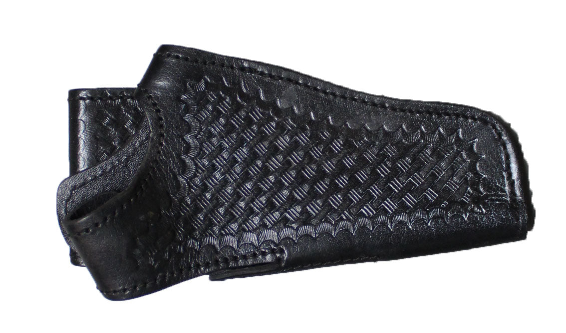 Duty Gear Basketweave Leather Duty Holster (Left) Black by Solar 1