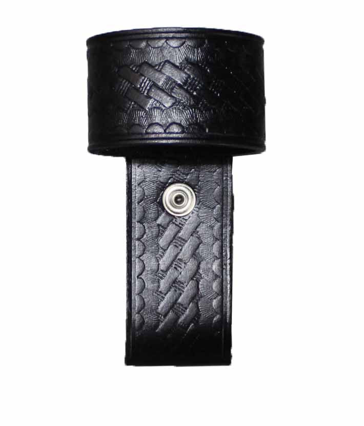 Duty Gear Leather Flashlight Holder Black by Solar 1