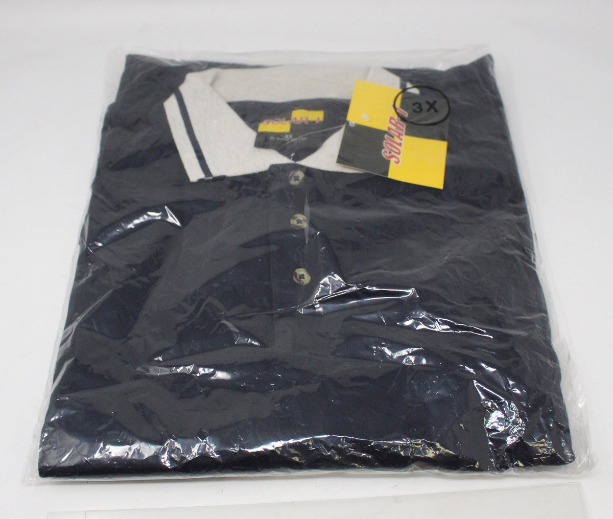Clothing Polo T-Shirt Navy 3XL by Solar 1